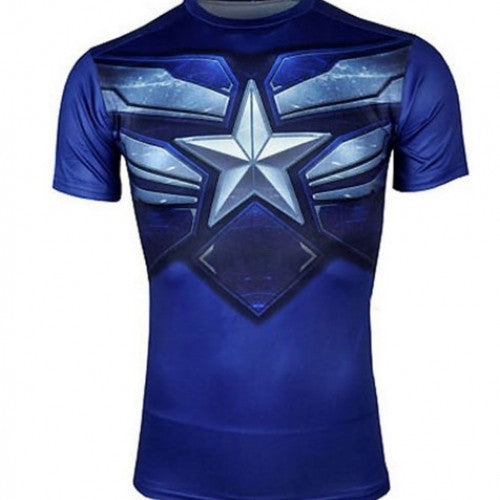 3 Compression of Hero Men T-shirt Fitness